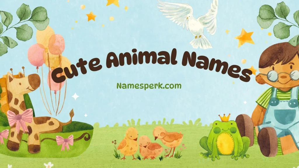 Cute Animal Names