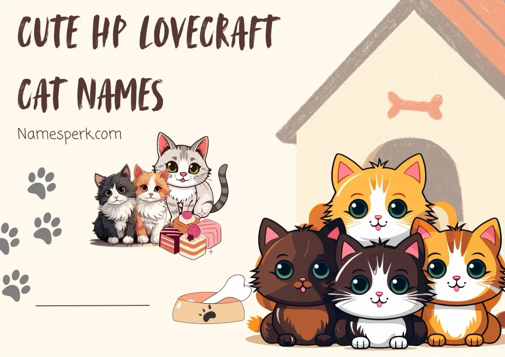 Cute HP Lovecraft Cat Names