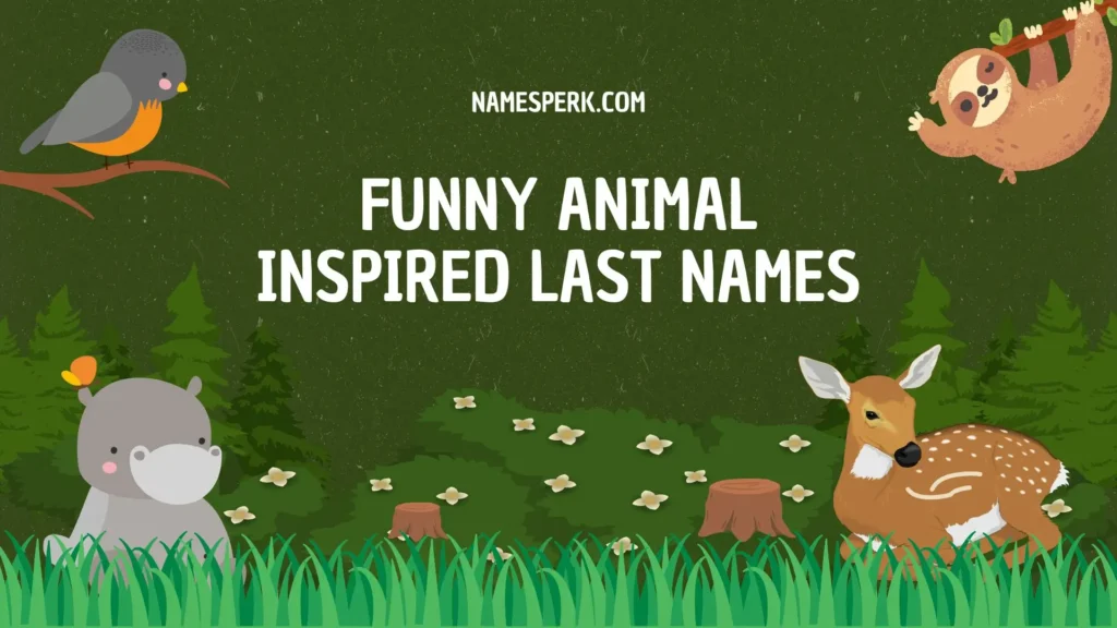 Funny Animal Inspired Last Names