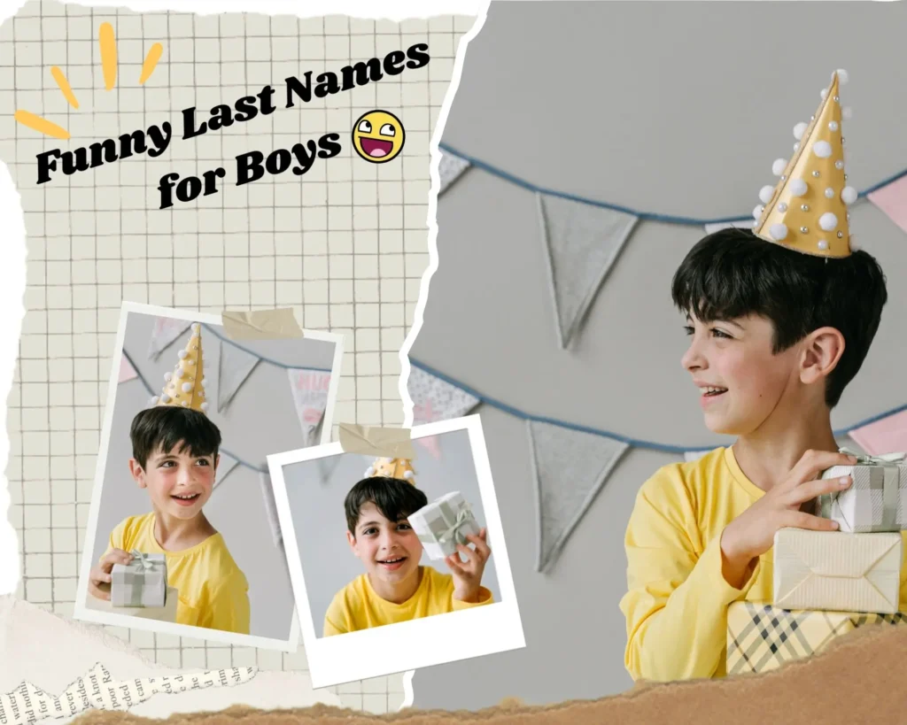 Funny Last Names for Boys

