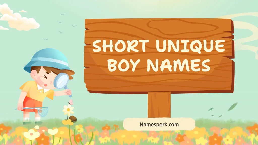 Short Unique Boy Names