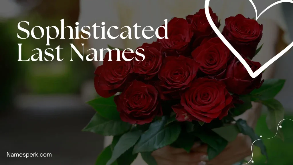 Sophisticated Last Names