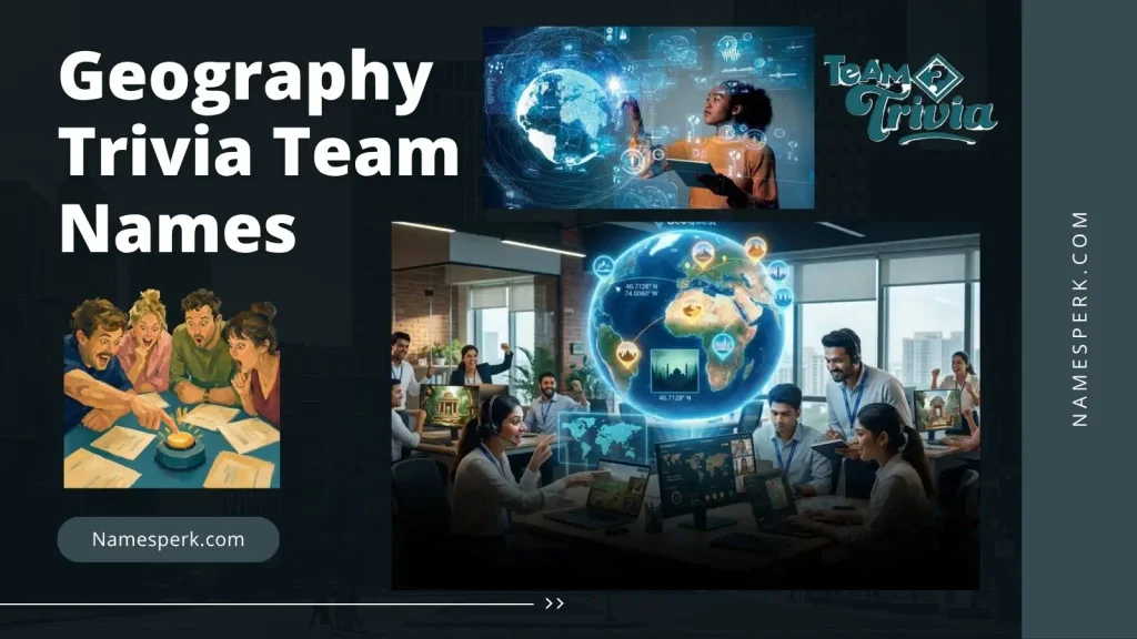 Geography Trivia Team Names