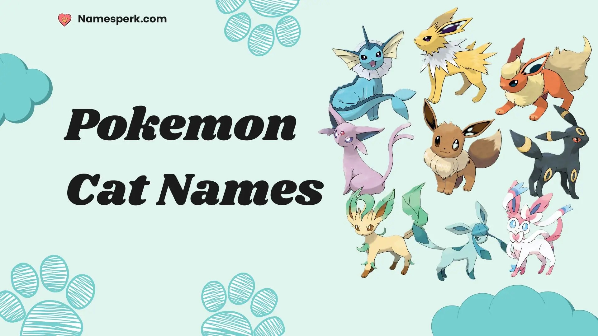 Pokemon Cat Names
