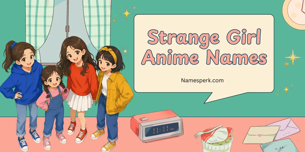 Strange Girl Anime Names