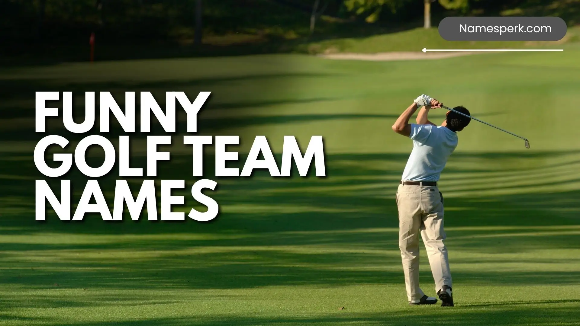 funny golf team names