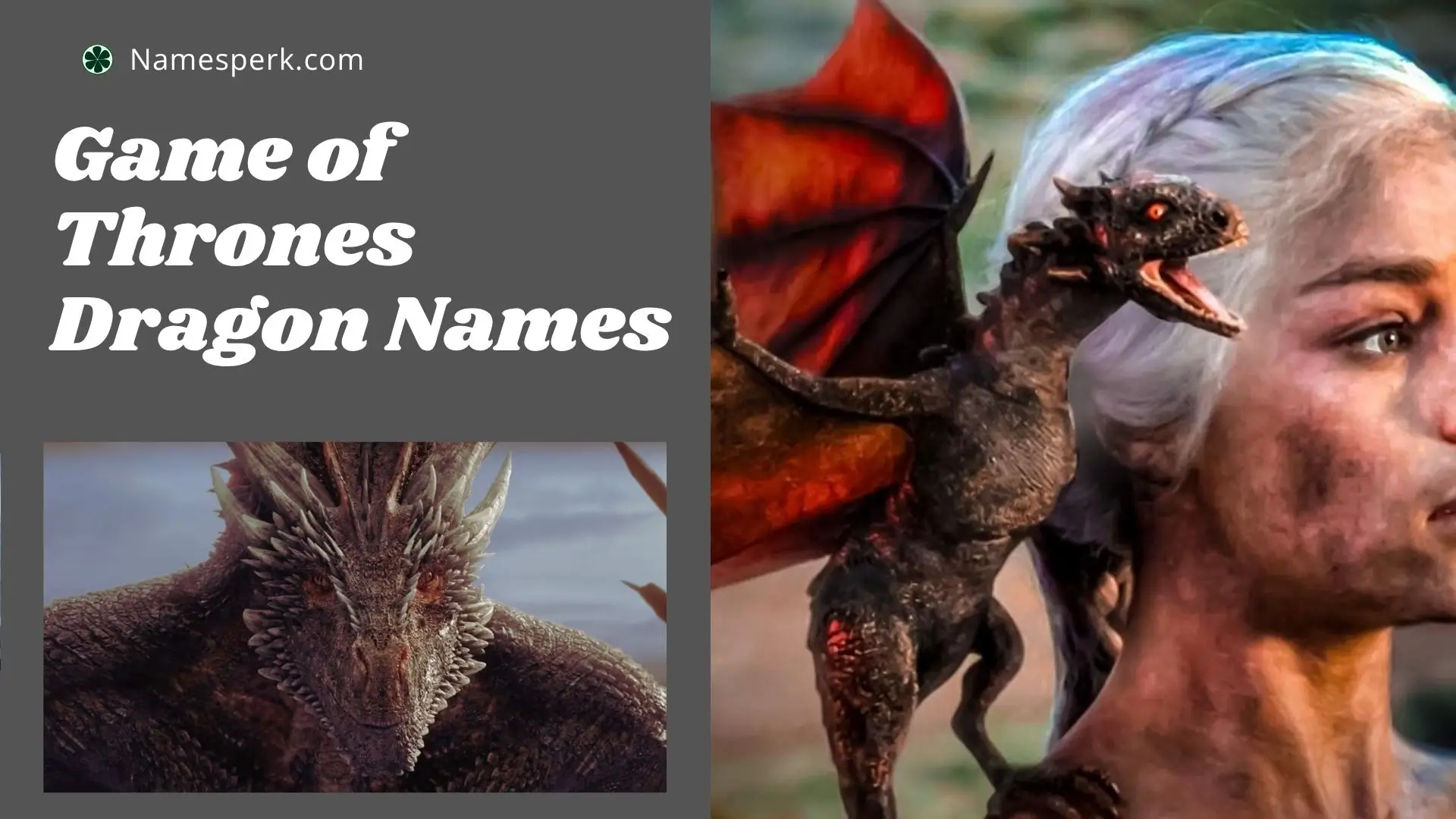 game of thrones dragon names