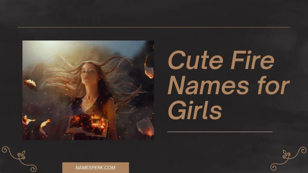Cute Fire Names for Girls