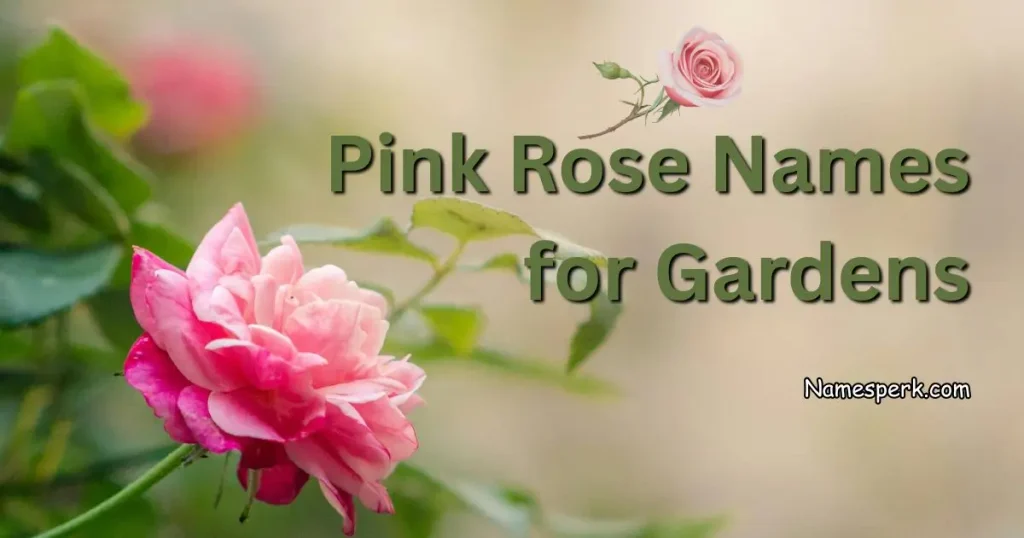 Pink Rose Names for Gardens