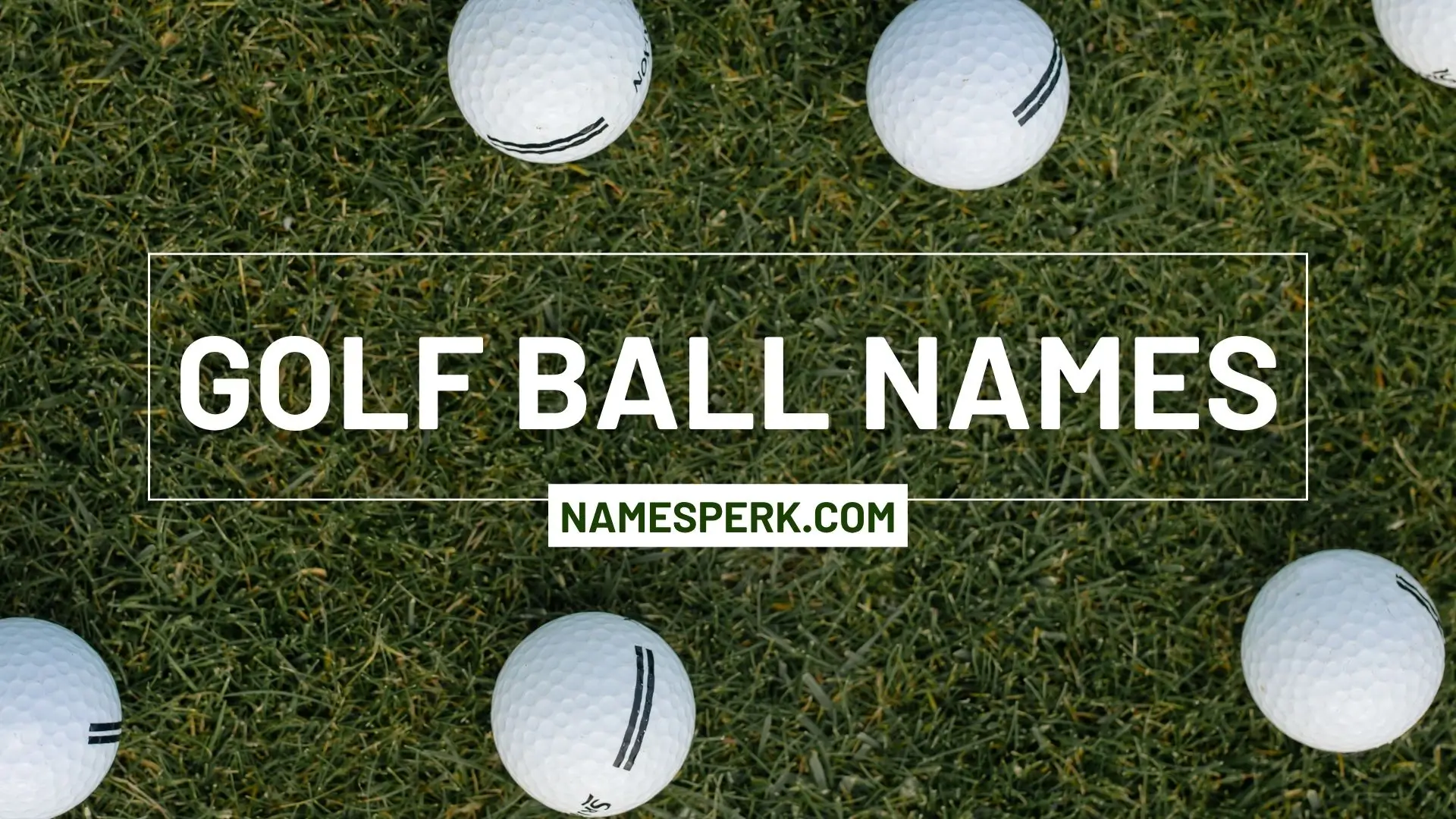 golf ball names