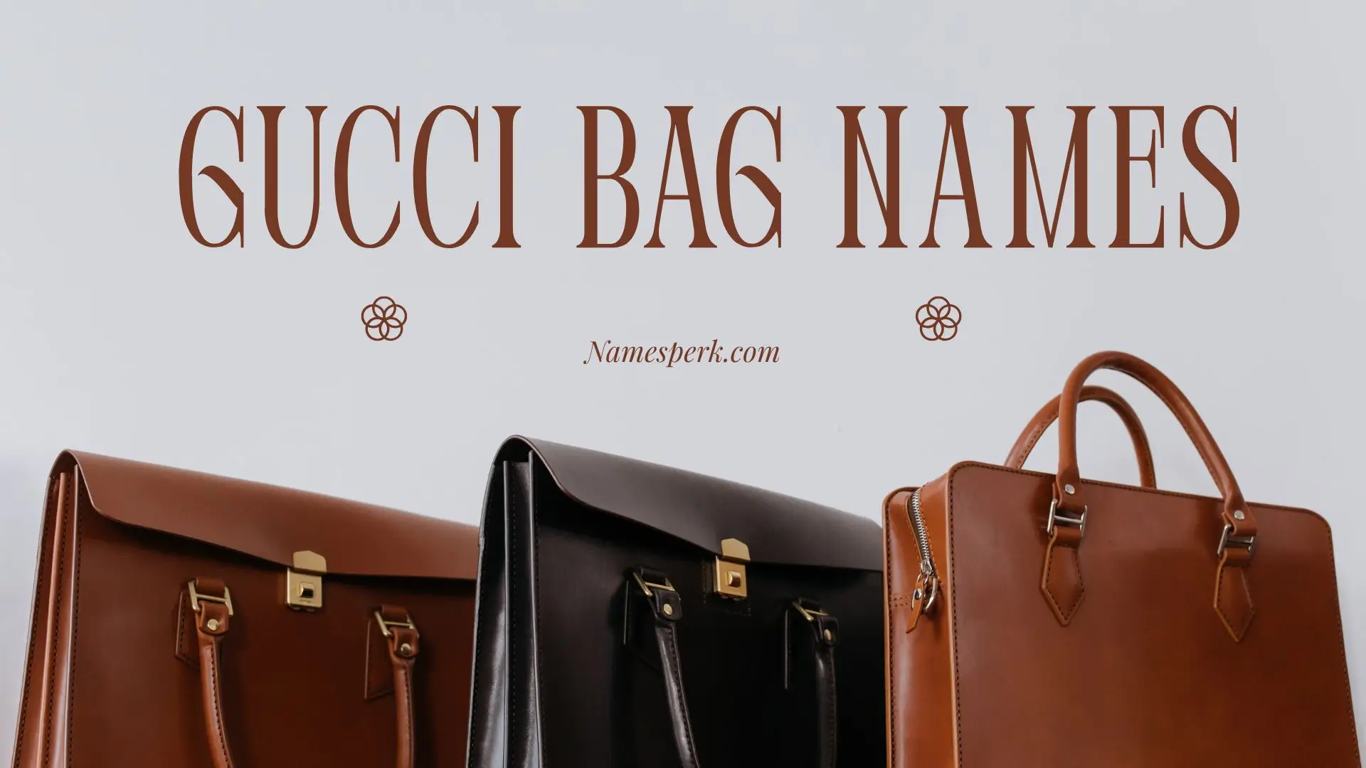gucci bag names